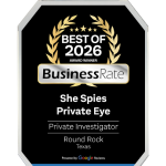 Best of 2026 business award – She Spies Private Eye